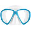 imageCressi Perfect View Scuba Diving Snorkeling Mask in Pure Comfortable Silicone  Liberty Duo Designed in ItalyWhiteTurquoise
