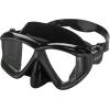 imageCressi Perfect View Scuba and Snorkeling Mask in Pure Comfortable Silicone  Liberty Quattro Designed in ItalyBlackBlackBlack