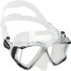 imageCressi Perfect View Scuba and Snorkeling Mask in Pure Comfortable Silicone  Liberty Quattro Designed in ItalyClearBlackSilver