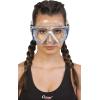imageCressi Perfect View Scuba and Snorkeling Mask in Pure Comfortable Silicone  Liberty Quattro Designed in ItalyClearSapphireSilver