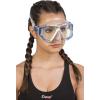 imageCressi Perfect View Scuba and Snorkeling Mask in Pure Comfortable Silicone  Liberty Quattro Designed in ItalyClearSapphireSilver