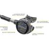 imageCressi R1 BCD Donatello Dive Computer AC2 Compact Regulator Set GupG Reg Bag Scuba Diving PackageWhite