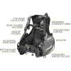 imageCressi R1 BCD Donatello Dive Computer AC2 Compact Regulator Set GupG Reg Bag Scuba Diving PackageWhite