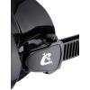 imageCressi Single Lens Frameless Scuba Mask for Good Visibility  FDual Designed in ItalyBlackBlack  UV 380 AG yellowblue lens