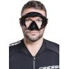 imageCressi Single Lens Frameless Scuba Mask for Good Visibility  FDual Designed in ItalyBlackRed