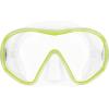 imageCressi Single Lens Frameless Scuba Mask for Good Visibility  FDual Designed in ItalyClearLime
