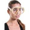 imageCressi Single Lens Frameless Scuba Mask for Good Visibility  FDual Designed in ItalyClearYellow