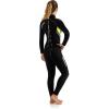 imageOnePiece Scuba Diving Full Wetsuit 5mm7mm Durable Nylon II Neoprene Mens and Ladies  Castoro Designed in Italy5mm Lady BlackYellow