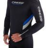 imageOnePiece Scuba Diving Full Wetsuit 5mm7mm Durable Nylon II Neoprene Mens and Ladies  Castoro Designed in Italy7mm Man BlackBlue