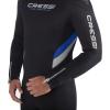 imageOnePiece Scuba Diving Full Wetsuit 5mm7mm Durable Nylon II Neoprene Mens and Ladies  Castoro Designed in Italy7mm Man BlackBlue