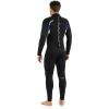 imageOnePiece Scuba Diving Full Wetsuit 5mm7mm Durable Nylon II Neoprene Mens and Ladies  Castoro Designed in Italy7mm Man BlackBlue