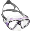 imageCressi Adult HighEnd Scuba Diving Mask Made in the Revolutionary Crystal Silicone  Big Eyes Evolution Crystal Made in ItalyLilacBlack