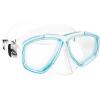 imageCressi Dual Lens Diving Mask  Reduced Fogging for Clearer Visibility Underwater  Prisma Mask Designed in ItalyClearAquamarine