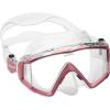 imageCressi Perfect View Scuba Diving Snorkeling Mask in Pure Comfortable Silicone  Available with Different Panoramic Lenses  Liberty Triside Designed in ItalyClearRose Gem
