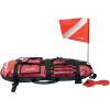 imageCressi Spearfishing Signal Board Buoy  Spearguns Holder wLine ampamp Flag  Pockets Ring  Designed Quality Since 1946 RedWhiteBlack
