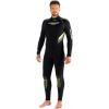 imageOnePiece Scuba Diving Full Wetsuit 5mm7mm Durable Nylon II Neoprene Mens and Ladies  Castoro Designed in Italy5mm Man BlackYellow