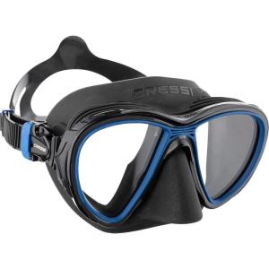 imageCressi Adult Dive Mask with Advanced Fog System and Improved Downward Visibility  Quantum Made in ItalyBlackBlue