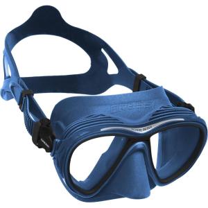 imageCressi Adult Dive Mask with Advanced Fog System and Improved Downward Visibility  Quantum Made in ItalyBlueBlue