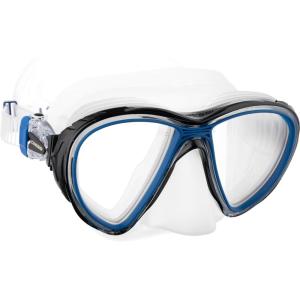 imageCressi Adult Dive Mask with Advanced Fog System and Improved Downward Visibility  Quantum Made in ItalyClearBlue