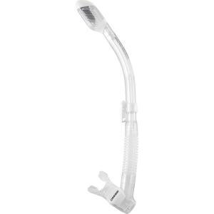 imageCressi Adult Diving Dry Snorkel with Splash Guard and Top Valve  Supernova Dry Designed in ItalyWhite