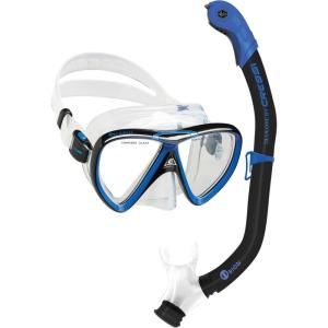 imageCressi Adult Snorkeling Kit Mask ampamp Snorkel  Quality Equipment for Discovering the Underwater World  Ikarus ampamp Orion Designed in ItalyBlackBlue