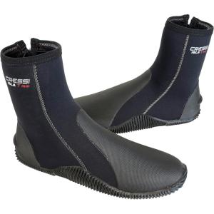 imageCressi Adult Unisex Crew Water Boots for Scuba Diving Surfing Canyoning 7 mm Neoprene Thickness  Isla Designed in ItalyBlackBlack