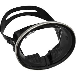 imageCressi Classic RetroStyle Freediving Mask  Oval Tempered Glass Lens  Pacifico Designed in ItalyBlack