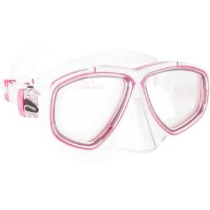 imageCressi Dual Lens Diving Mask  Reduced Fogging for Clearer Visibility Underwater  Prisma Mask Designed in ItalyClearPink