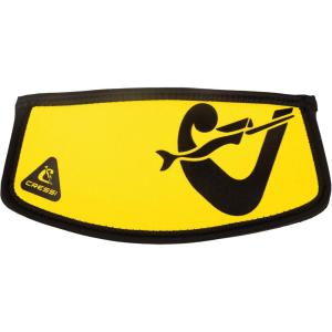 imageCressi Neoprene Mask Strap Cover  Prevents Discomfort and Protects Mask Strap  Simply Neo Mask Strap CoverYellowBlack