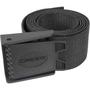 imageCressi Nylon Weight Belt with Hard Plastic Buckle for Freediving and Spearfishing Kos  Designed in ItalyBlack