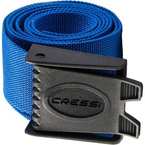 imageCressi Nylon Weight Belt with Hard Plastic Buckle for Freediving and Spearfishing Kos  Designed in ItalyBlue