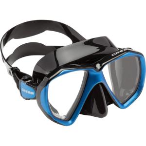 imageCressi Perfect View Scuba Diving Snorkeling Mask in Pure Comfortable Silicone  Liberty Duo Designed in ItalyBlackBlueBlue