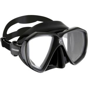imageCressi Perfect View Scuba Diving Snorkeling Mask in Pure Comfortable Silicone  Liberty Duo Designed in ItalyBlackTitanium