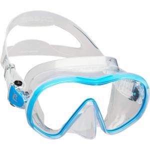 imageCressi Single Lens Frameless Scuba Mask for Good Visibility  FDual Designed in ItalyClearBlue