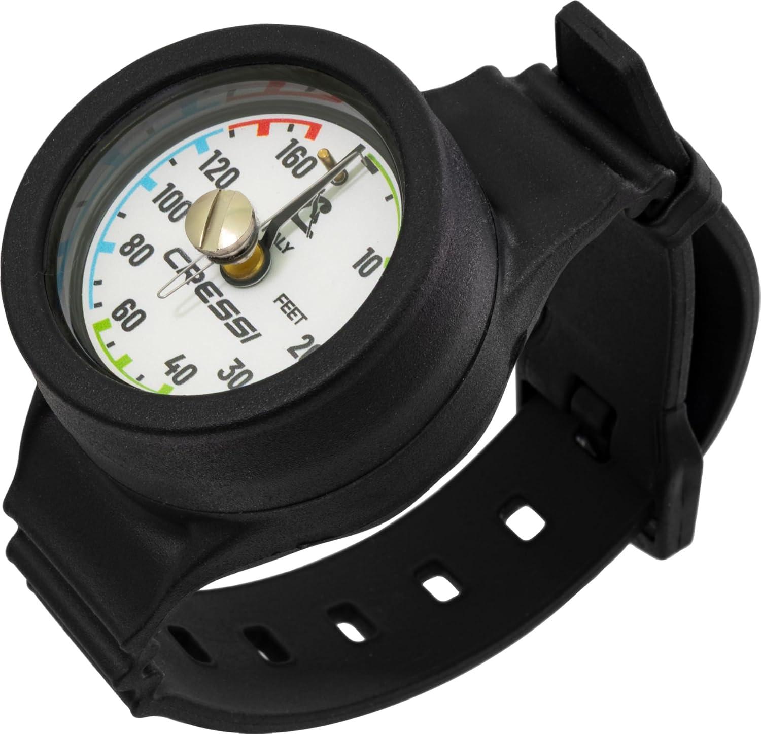 imageCRESSI Wrist Depth Gauge Analogic Depth Gauges White Imperial