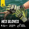 imageCressi Puncture Resistant Diving Gloves  Bumps Protection  Palm Protection Against Stings and Cuts  Ideal for Spearfishing Lobstering HEX Designed in ItalyRed
