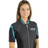 imageCressi Shorty Womens Wetsuit for Scuba Diving Snorkeling Windsurfing 3 mm Neoprene  Playa FlexBlackAquamarine