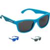 imageCressi Kids Cool Sporty Sunglasses AntiUV Polarized Lenses for 6 years old and up  KiddoLight Blue