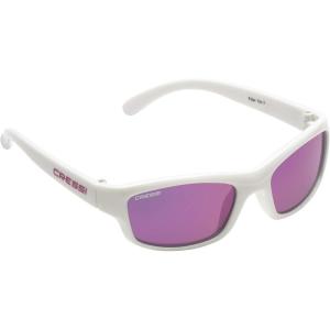 imageCressi Kids Cool Sporty Sunglasses AntiUV Polarized Lenses for 2 to 15 Years Old  Maka ampamp YogiWhitePink