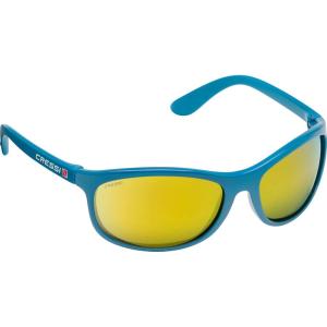 imageCressi Rocker Floating Adult Sport Buoyant Sunglasses Polarized Lenses Protective Case  Best for Beach ActivitiesAquamarineAquamarine  Orange Mirrored Lens