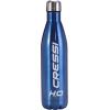 imageCressi H2O Double Wall Drinking Flask  Stainless Steel Vacuum Technology for LongLasting Temperature PreservationBlue