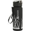 imageCressi H2O Frosted Drinking Flask  One Click Opening Lanyard for Easy Carrying Filter for Ice and Fruit  600 ml  1000 ml  BPA Free  Designed in ItalyBlack Octopus