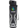imageCressi H2O Frosted Drinking Flask  One Click Opening Lanyard for Easy Carrying Filter for Ice and Fruit  600 ml  1000 ml  BPA Free  Designed in ItalyBlack Octopus