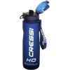 imageCressi H2O Frosted Drinking Flask  One Click Opening Lanyard for Easy Carrying Filter for Ice and Fruit  600 ml  1000 ml  BPA Free  Designed in ItalyBlue