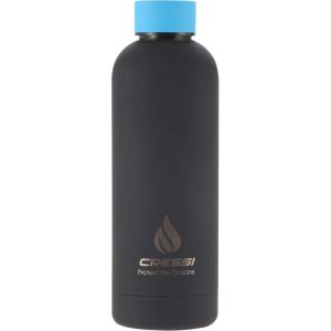 imageCressi Rubber Covered Thermal Flask  Ideal for On the Go Everyday Use Cressi Quality Since 1946BlackBlue