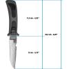 imageCRESSI Diving Knife with Leg Attachment Sheat  Vigo Designed in Italy