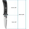 imageCRESSI Diving Knife with Leg Attachment Sheat  Vigo Designed in Italy