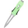 imageCressi Multipurpose Stainless Steel Divers Knife  RustResistant Stainless Steel Blade  QuickRelease Sheath Lizard Designed in ItalyGreen