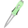 imageCressi Multipurpose Stainless Steel Divers Knife  RustResistant Stainless Steel Blade  QuickRelease Sheath Lizard Designed in ItalyGreen