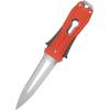 imageCressi Multipurpose Stainless Steel Divers Knife  RustResistant Stainless Steel Blade  QuickRelease Sheath Lizard Designed in ItalyRed